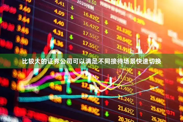 比较大的证券公司可以满足不同接待场景快速切换